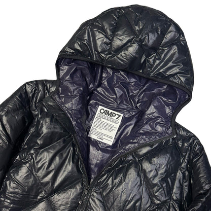 Camp 7 Diamond Stitch Puffer Jacket In Black ( L )