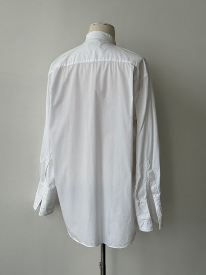 Christian Dior Chemise 1990s Pure Cotton Tuxedo Shirt - XL