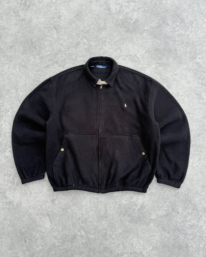 ralph lauren 1990s polartec fleece harrington jacket (l) | Default Title, Black