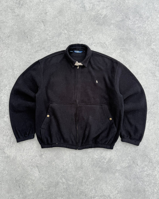 ralph lauren 1990s polartec fleece harrington jacket (l)