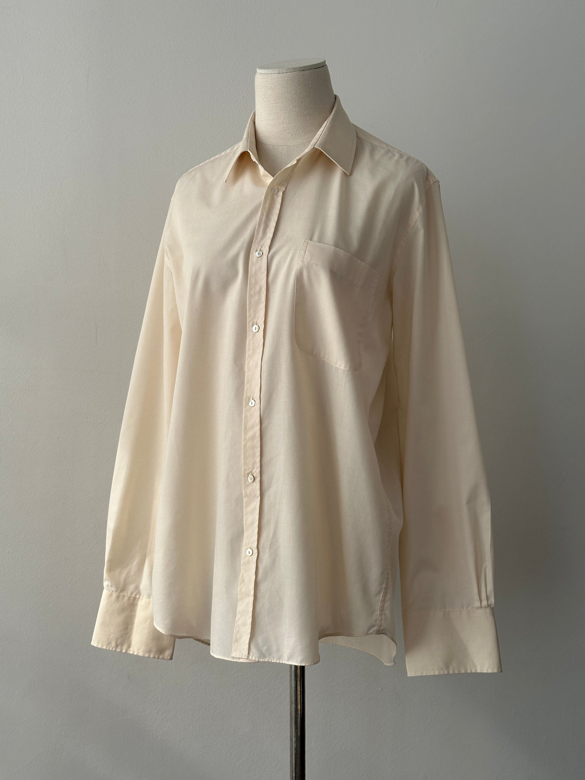 Christian Dior Chemises Paris 1990s Cotton Shirt - M