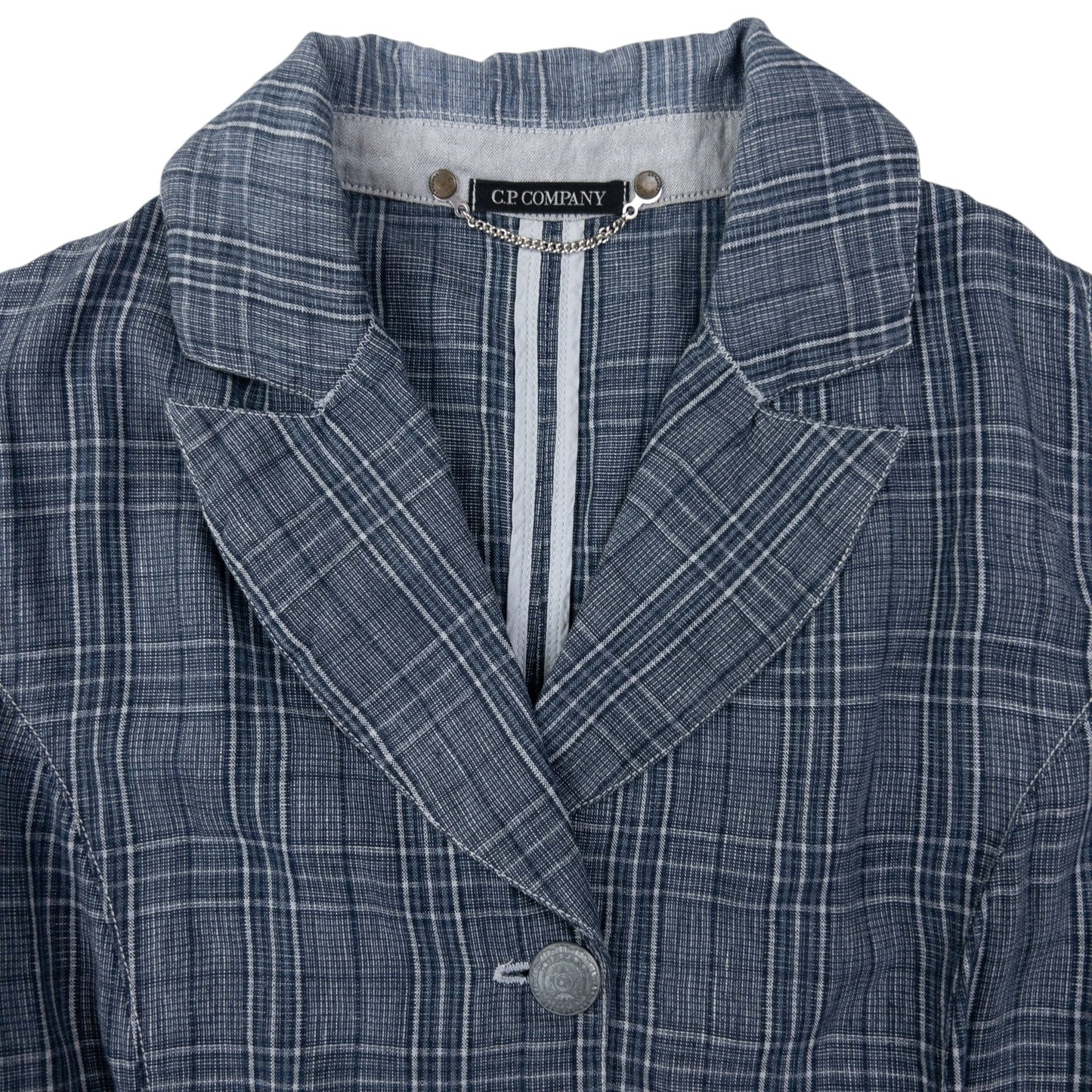 Vintage CP Company Checkered Button Up Jacket Womens Size M