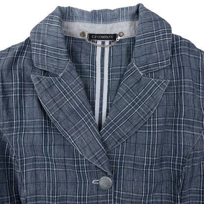 Vintage CP Company Checkered Button Up Jacket Womens Size M