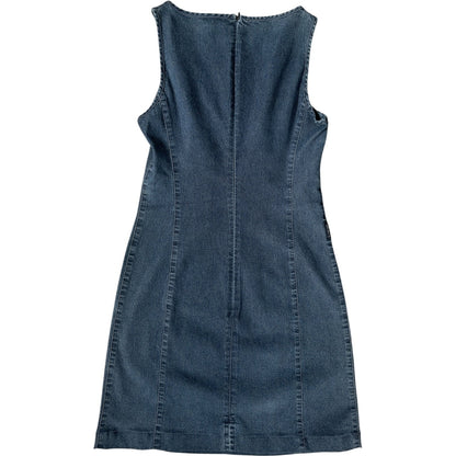 Armani Jeans 00’s Denim Sheath Dress Size 8/10 | 8/10, Blue