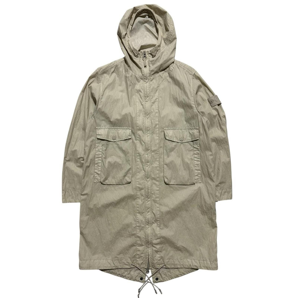 Stone Island Ghost Trench Smock Jacket | Large, Beige