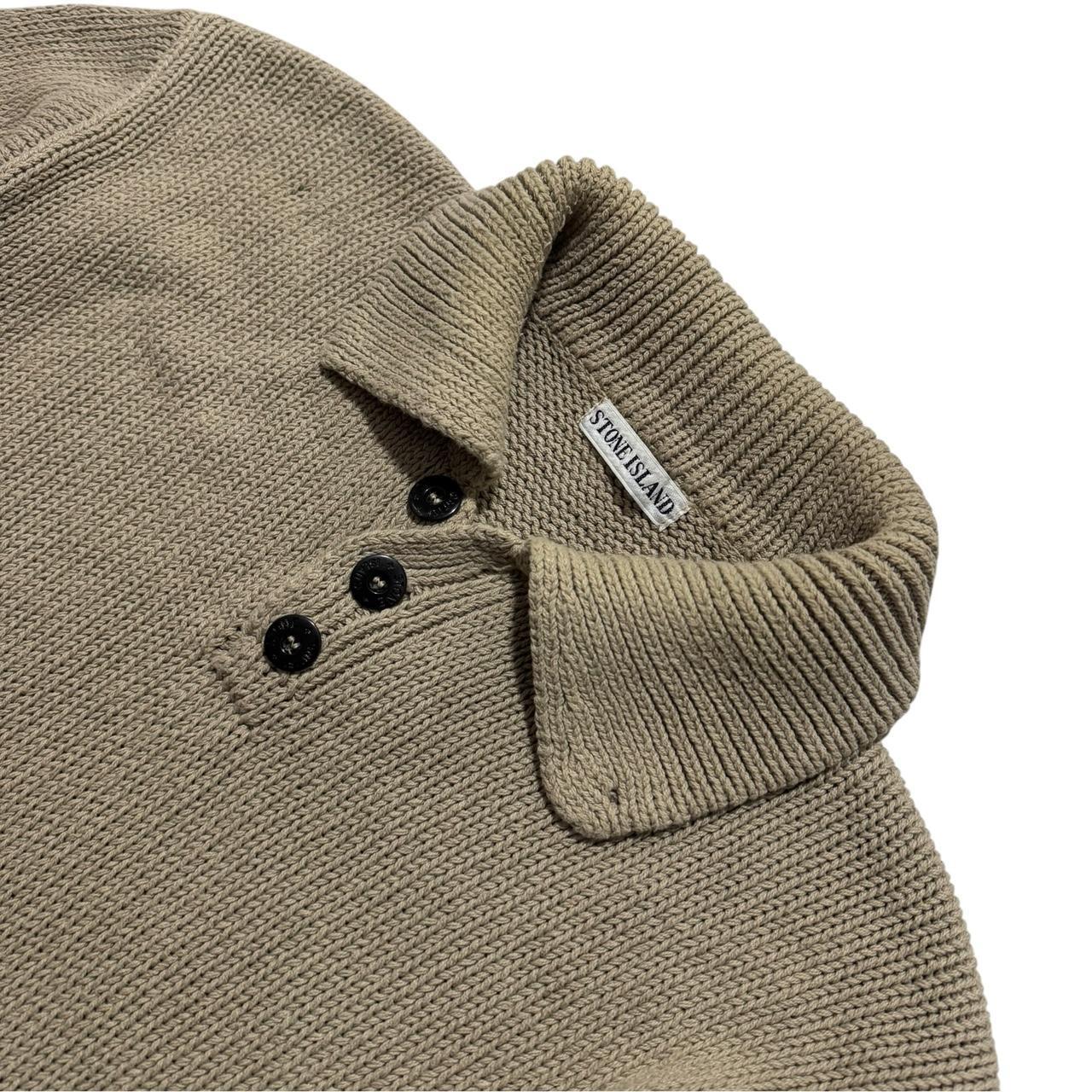 Stone Island 1999 Pullover Knit | Large, Beige