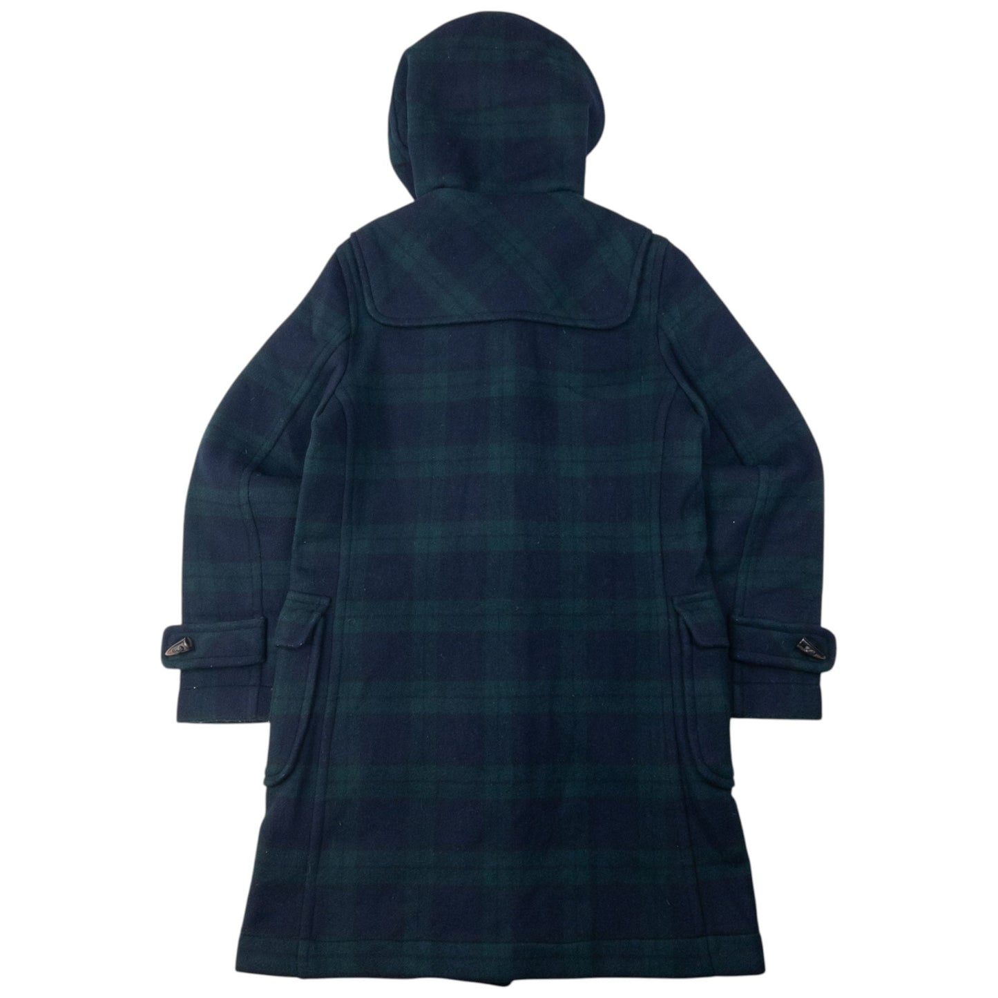 Vintage 2000s Burberry Nova Check Wool Duffle Jacket Womens Size M