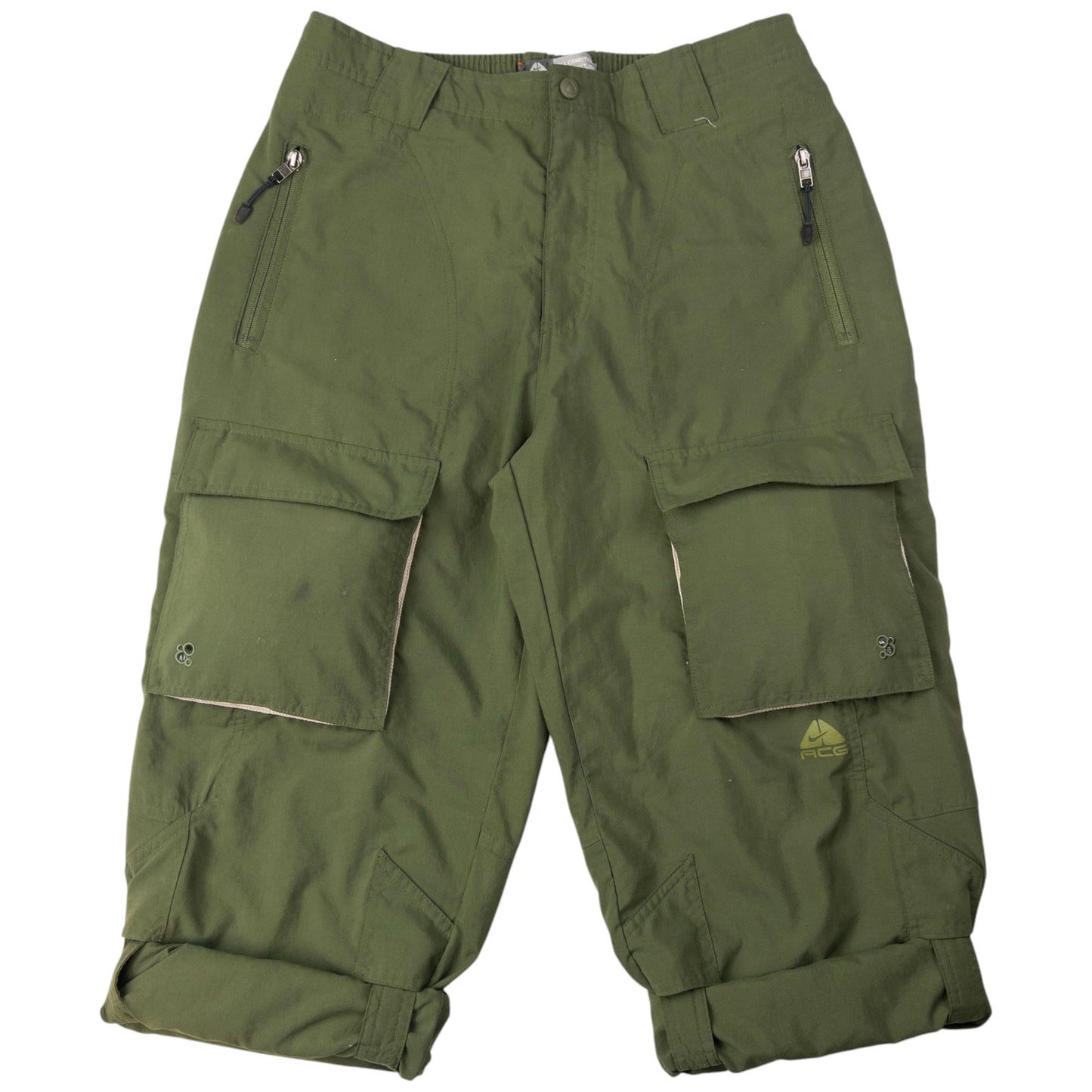 Vintage Nike ACG Roll Up Cargo Trousers Size W32