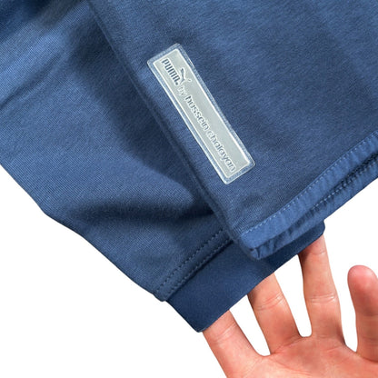 Puma by Hussein Chalayan 2013 Detachable Hood Sweatshirt M | Medium, Blue