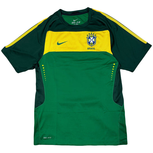 Nike 2010 Brazil Training Shirt In Green ( S )