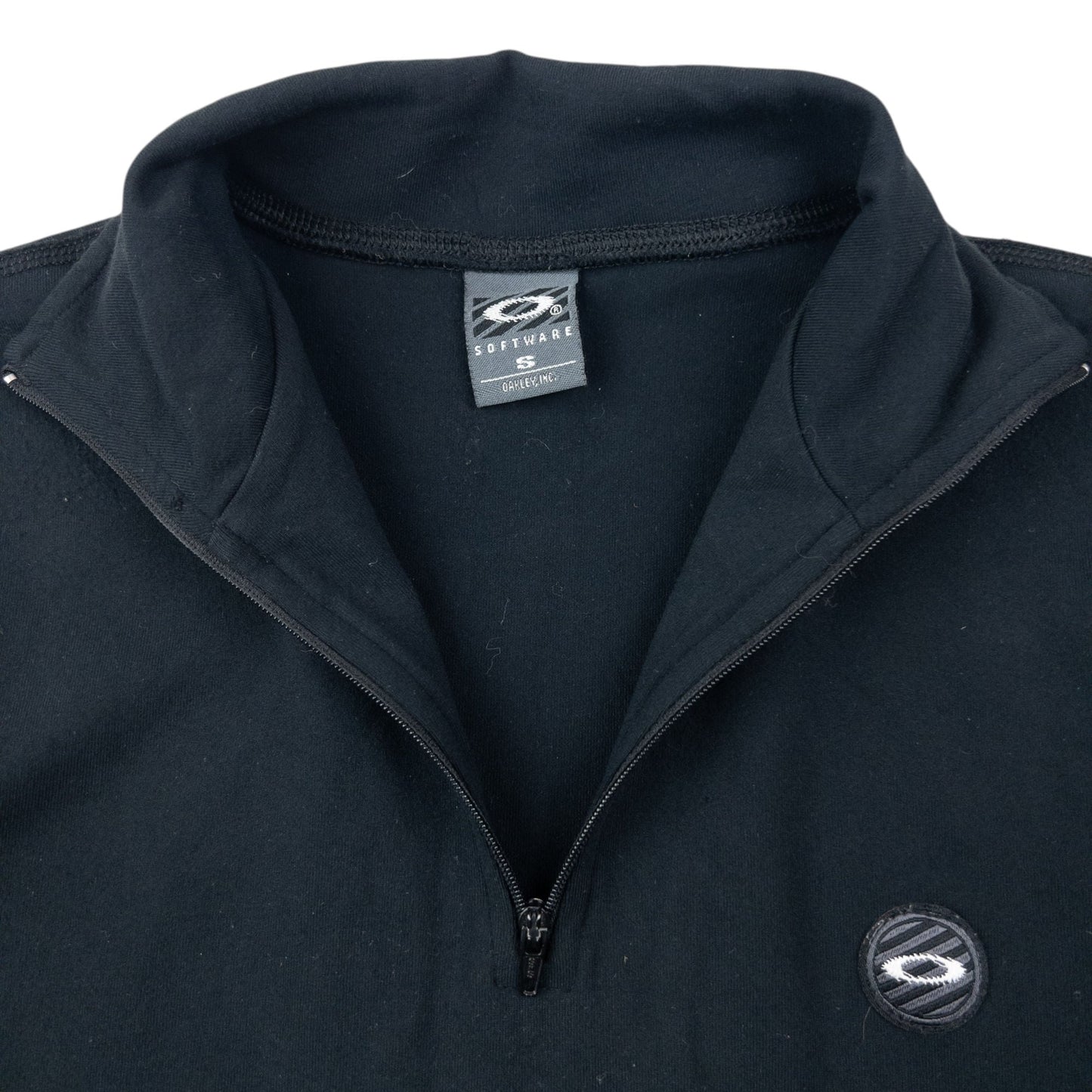 Vintage 2000s Oakley Q Zip Long Sleeve Top Womens Size S | Small, Black