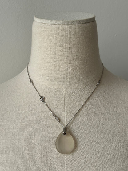 Emporio Armani 2000s Sterling Silver Pendant Necklace Jewellery