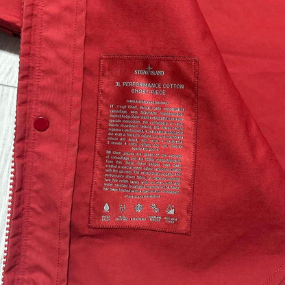 Stone Island Red Ghost Repellant Jacket