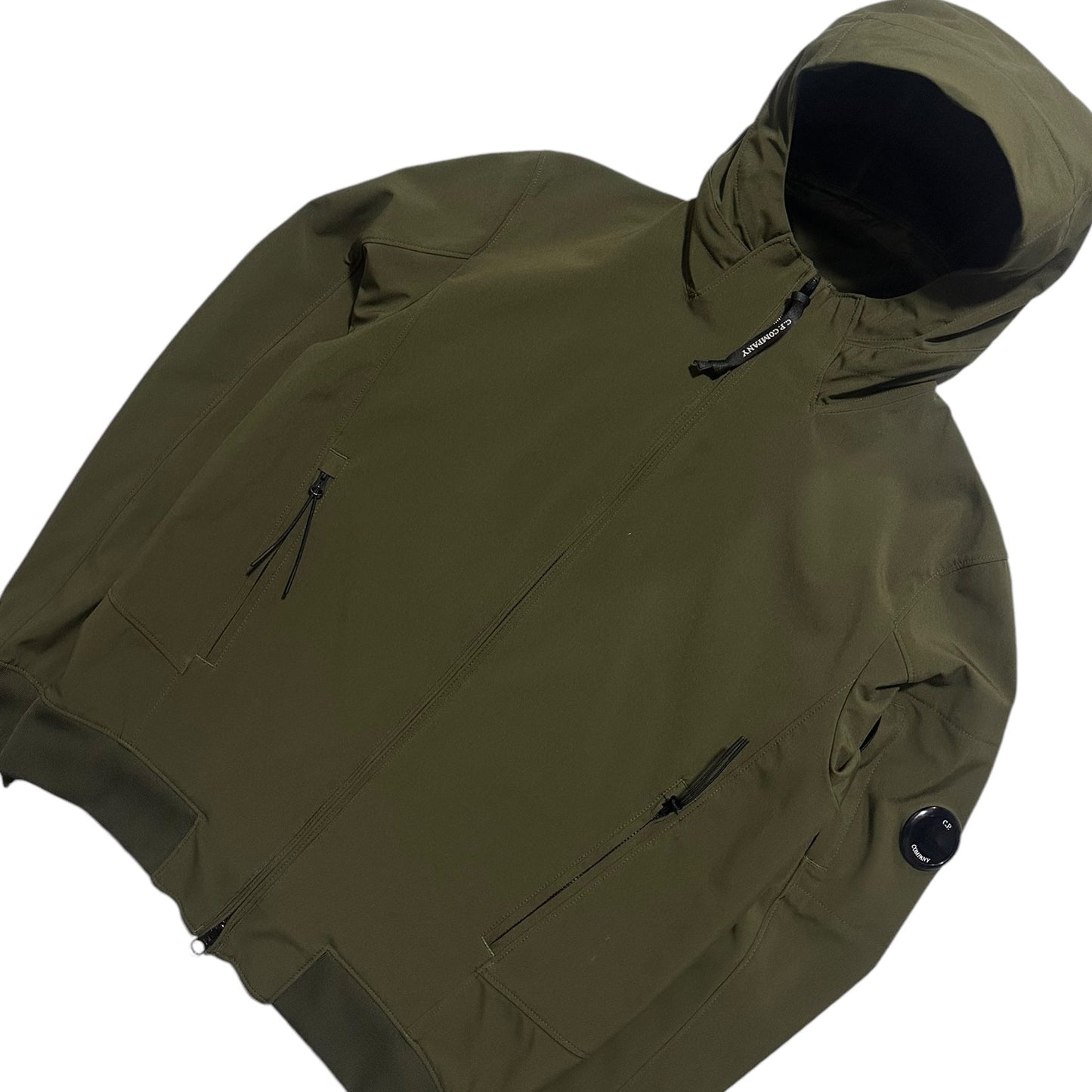 CP Company Soft Shell R Zip Up Micro Lens Jacket