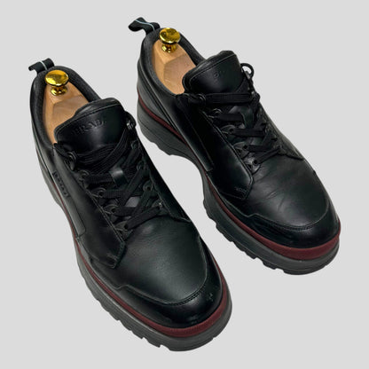 Prada Milano FW18 Leather Low Brixxen Boot - UK9 | Black