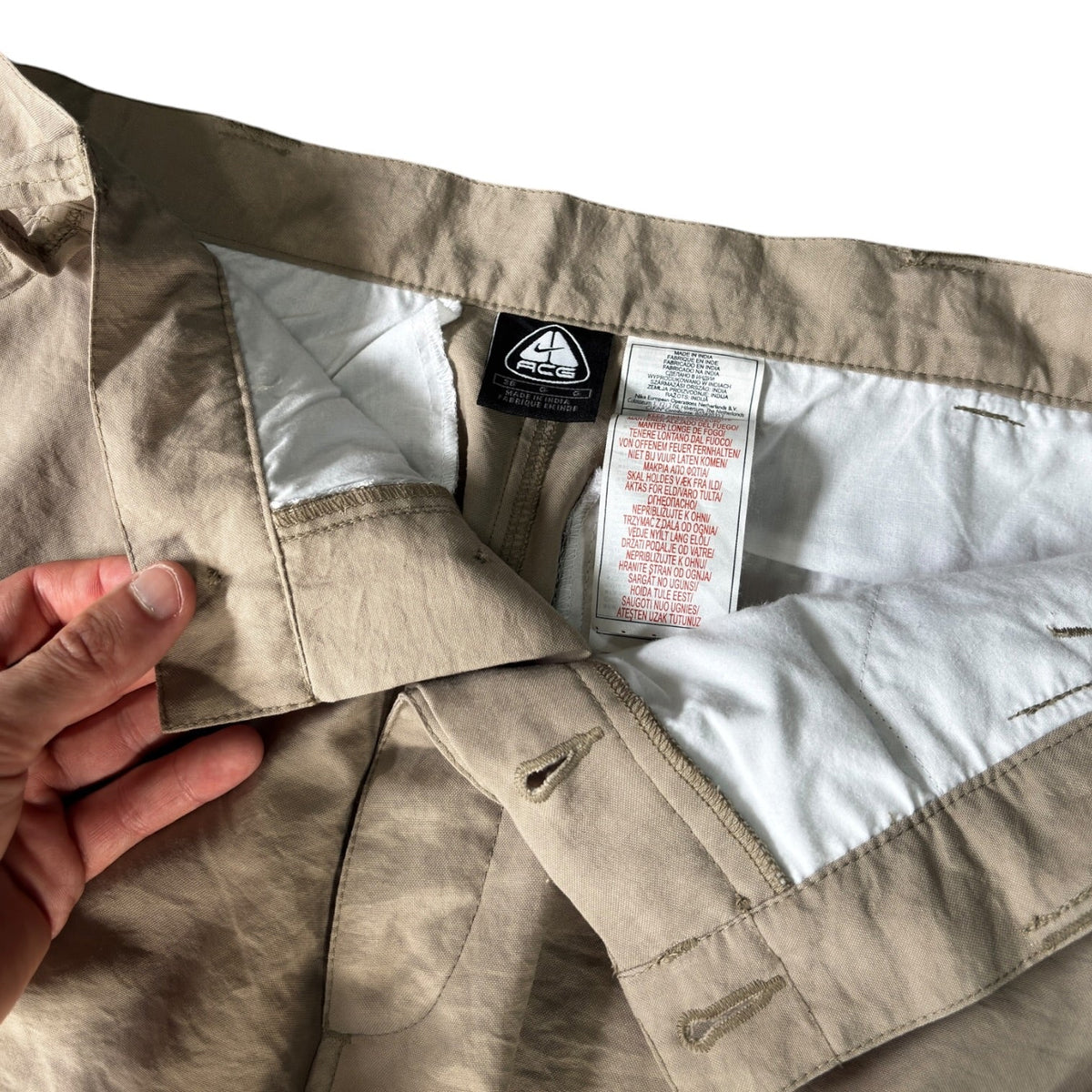 Nike ACG 00’s Convertible Cargo Trousers W36 | W36, Khaki