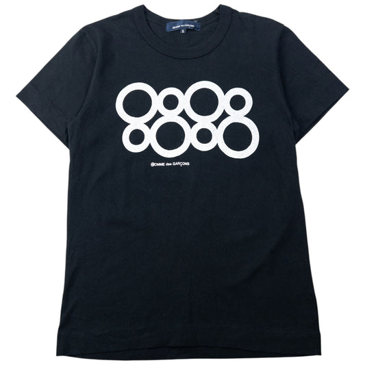 2016 Comme Des Garçons Circle Graphic T Shirt Womens Size S | Small, Black