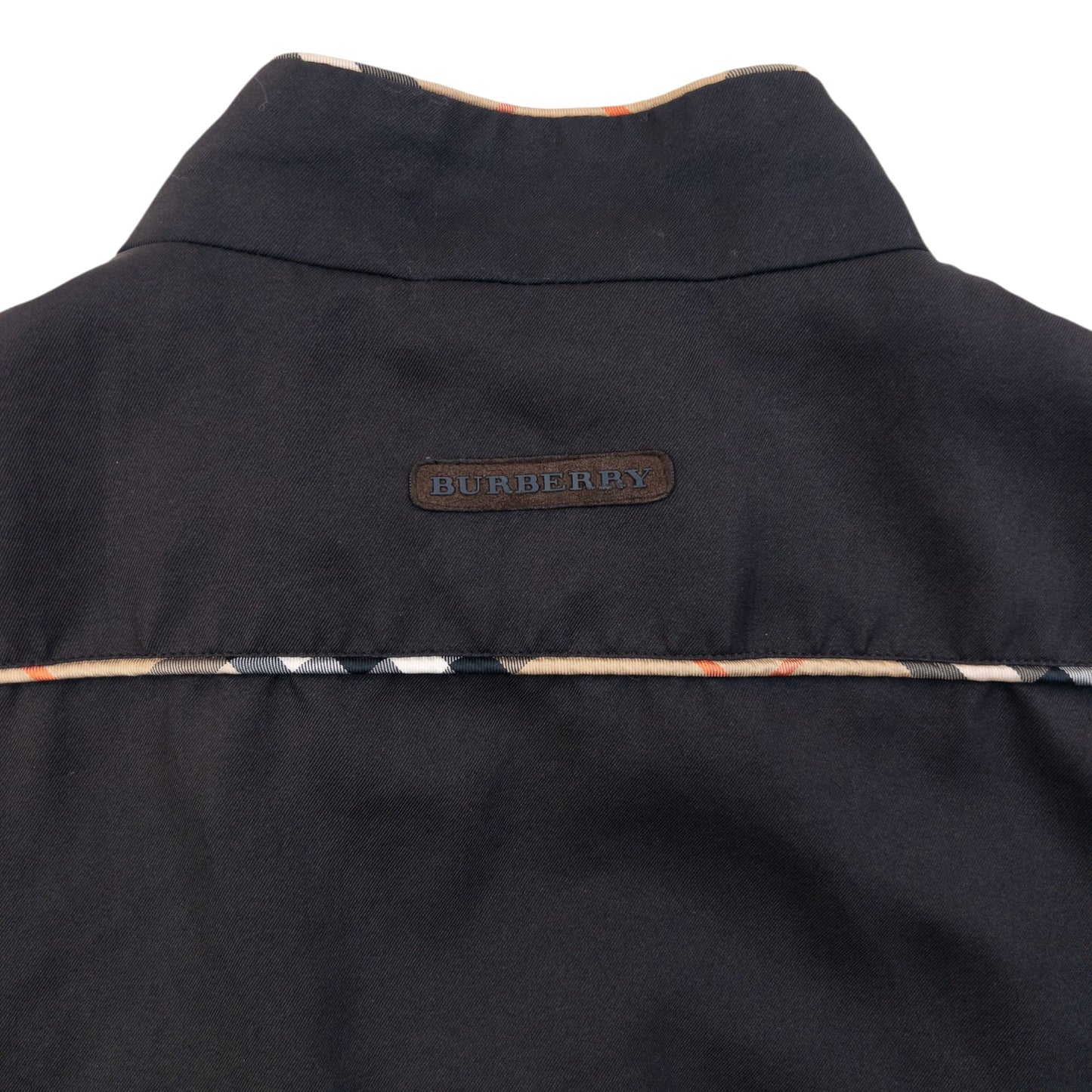 Vintage 2000s Burberry Golf Zip Up Gilet Size S | Small, Black