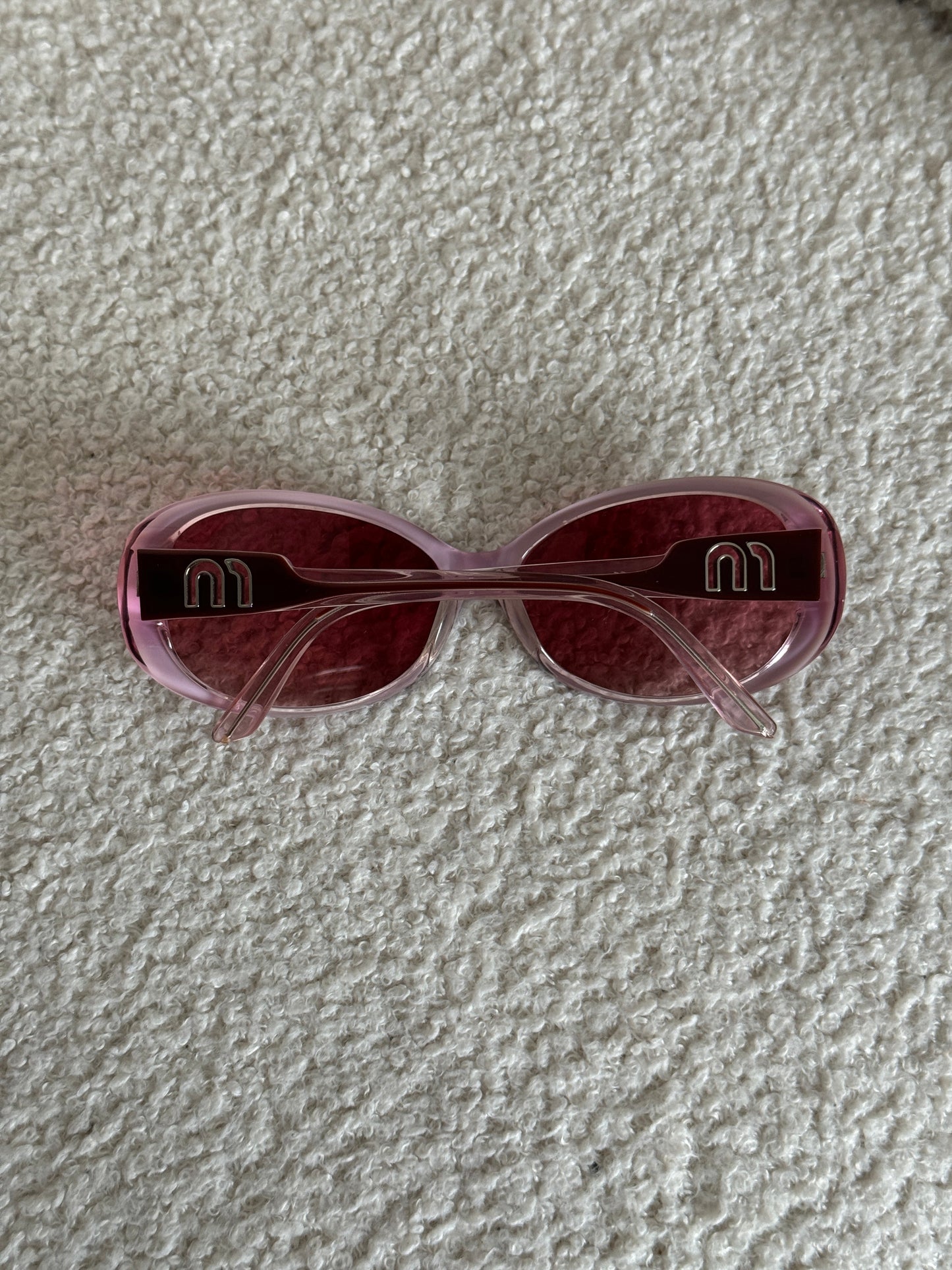 2000s Miu Miu ‘M’ Sunglasses | O/S, Red