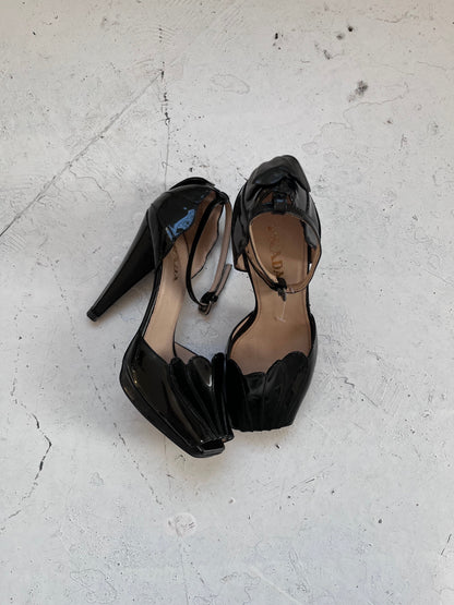 2000s prada heels | BLACK, Black