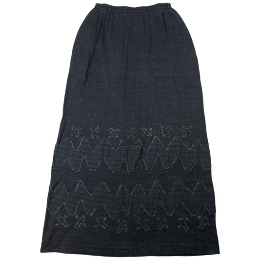 Vintage 90s Hai Sporting Gear By Issey Miyake Embroidered Skirt Womens Size One Size | O/S, Grey