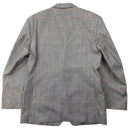 Vintage YSL Yves Saint Laurent Checkered Jacket & Trousers Suit Set Size XL