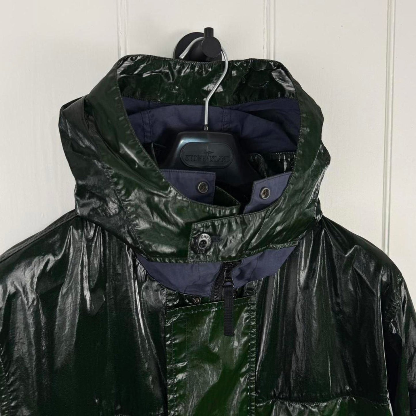 Stone Island Mussola Prismatica Jacket Deep Gloss Green (L) | Large, Multicoloured