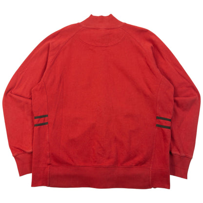 Vintage 2000s Burberry Zip Up Sweatshirt Size XL | XL, Red