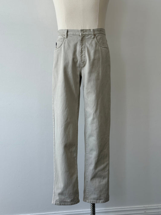 Yves Saint Laurent Pour Homme 1990s Denim Straight Leg Jeans - W30