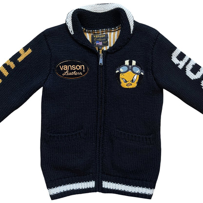 Vanson Leathers Tweety Cowichan Jacket - S | Small, Black