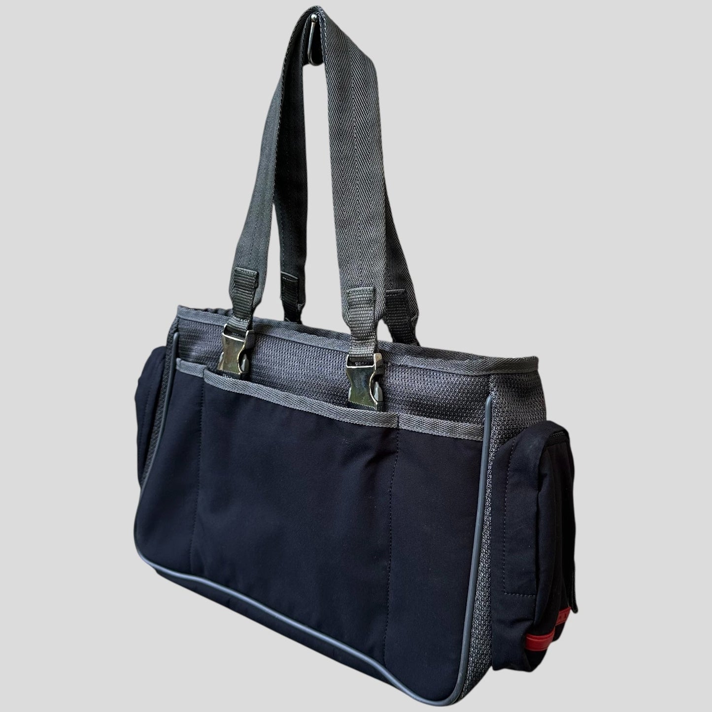 Prada Sport 2004 Eskimo Goat Fur Technical Handbag