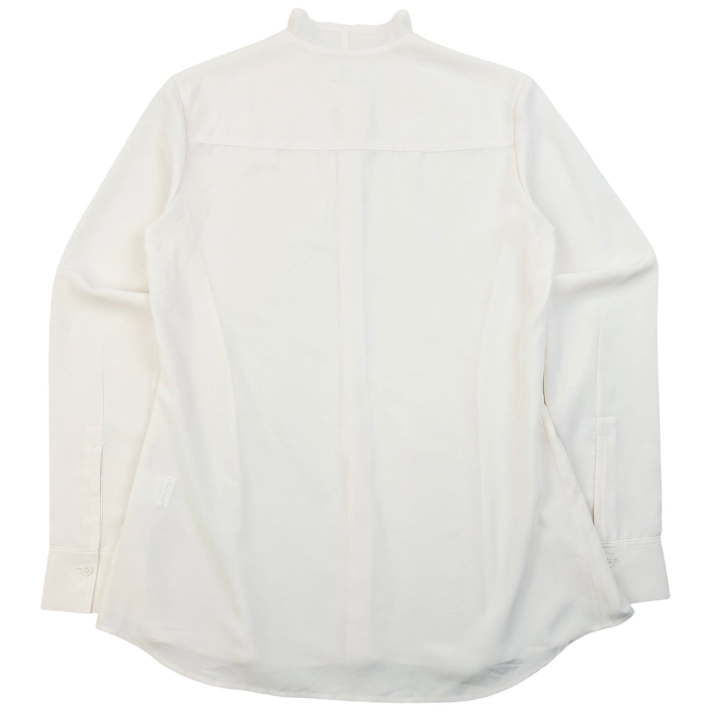 Vintage 90s Yohji Yamamoto Sheer Blouse Womens SAMPLE Size M | Medium, Cream