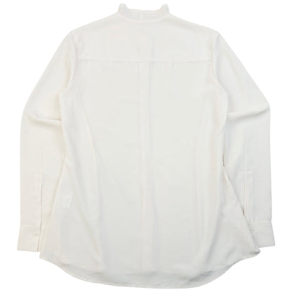 Vintage 90s Yohji Yamamoto Sheer Blouse Womens SAMPLE Size M | Medium, Cream
