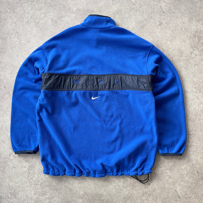 Nike 1990s 1/4 zip technical heavyweight fleece (XL)