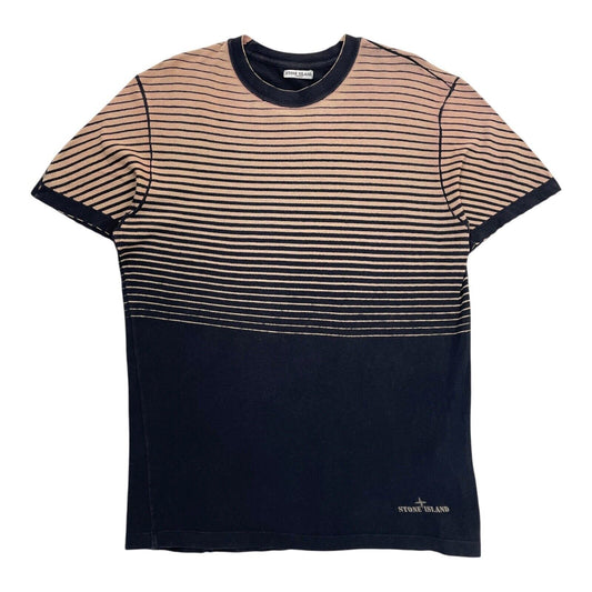 Vintage Stone Island Striped T-Shirt, Size Large | Stone island, Bleached Black