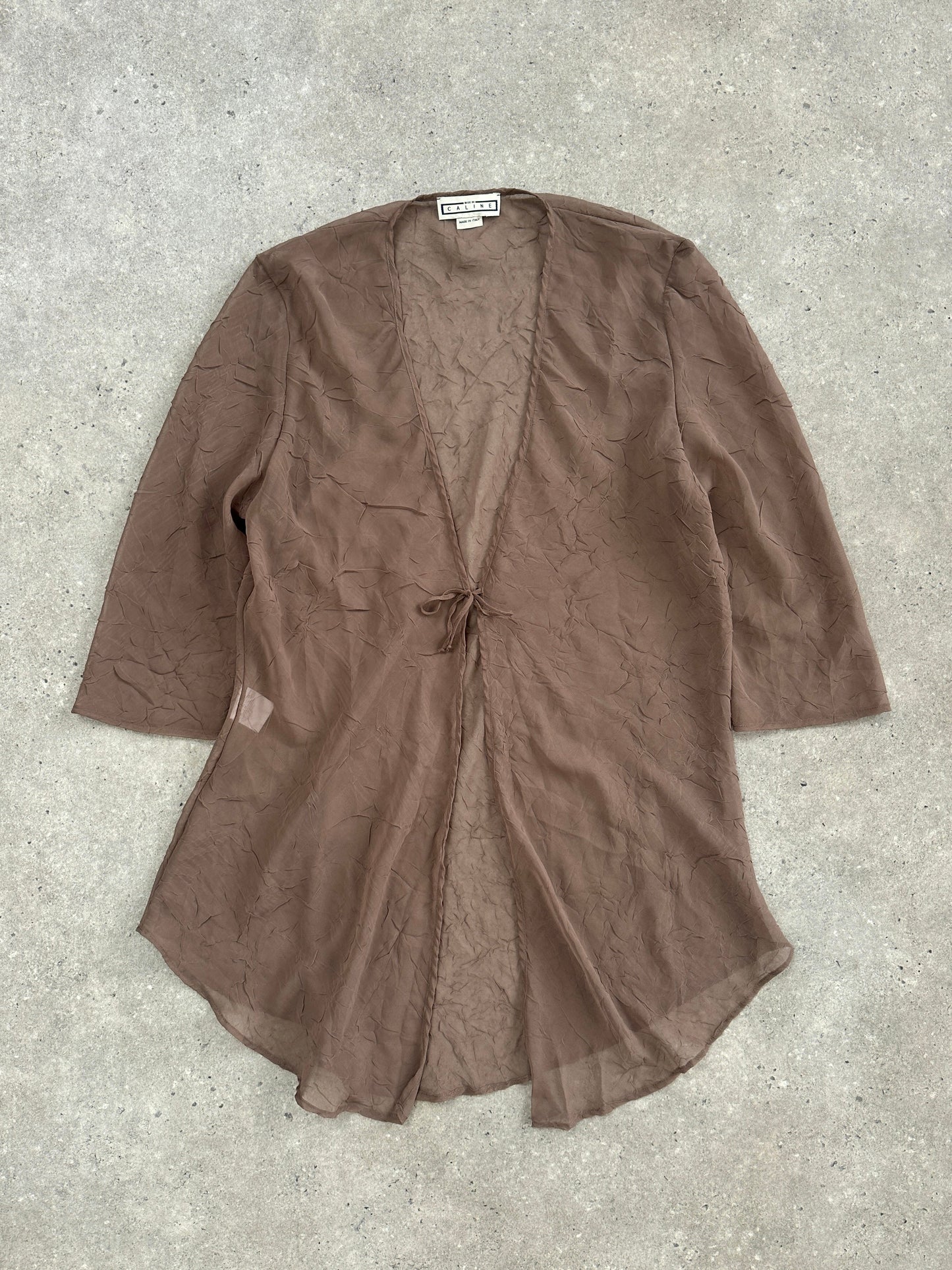 Italian Vintage 1990s Sheer Kaftan - M