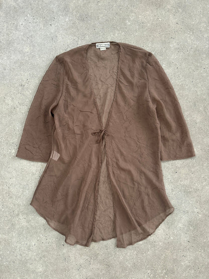 Italian Vintage 1990s Sheer Kaftan - M