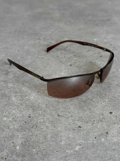 Donna Karan 2000s Rimless Rectangular Sunglasses