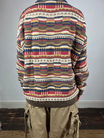 Vintage 3D knit jumper