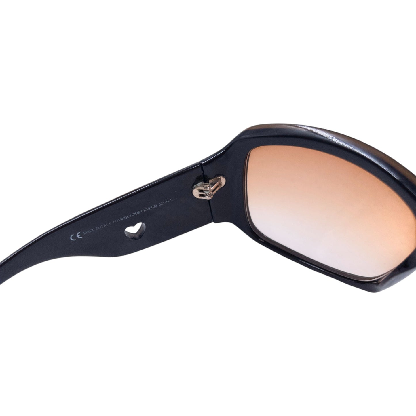 Vintage 2000s Dior Lovingly Dior 1 Heart Sunglasses