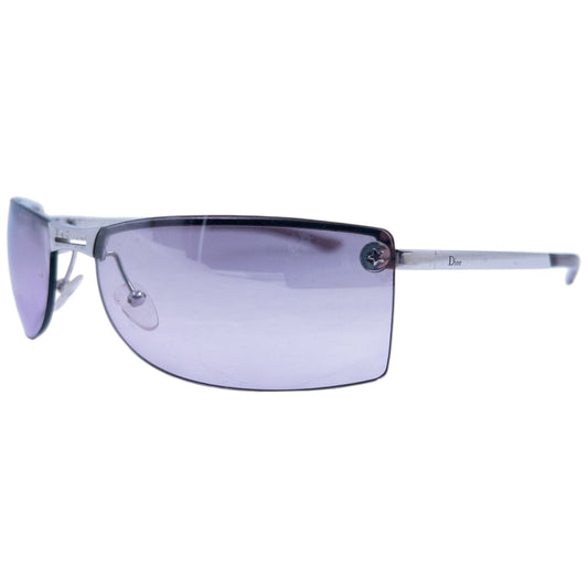 Vintage 2000s Dior Adiorable 1 By John Galliano Rimless Star Sunglasses | O/S, Purple