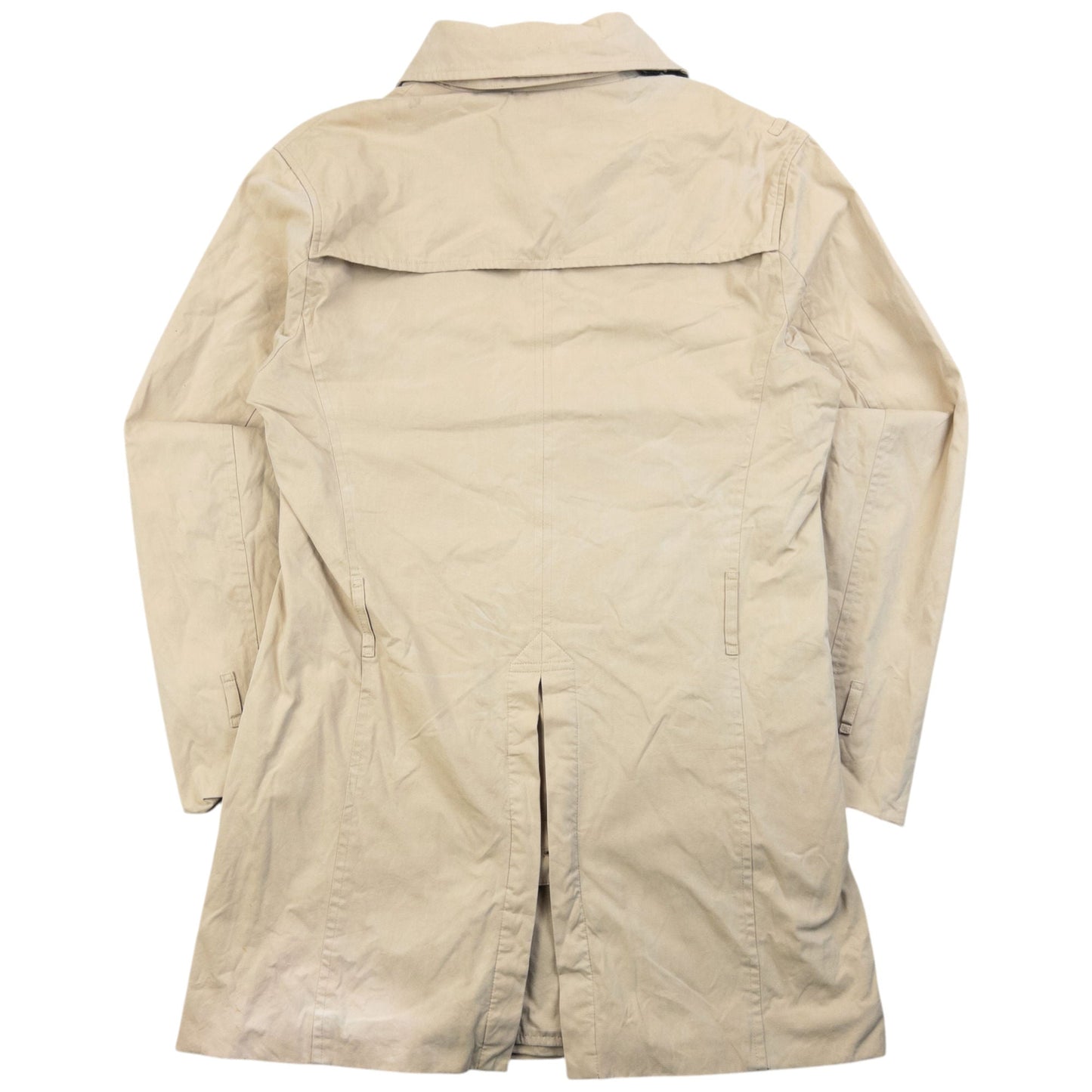 Vintage Burberry Nova Check Lined Trench Jacket Womens Size M | Medium, Beige