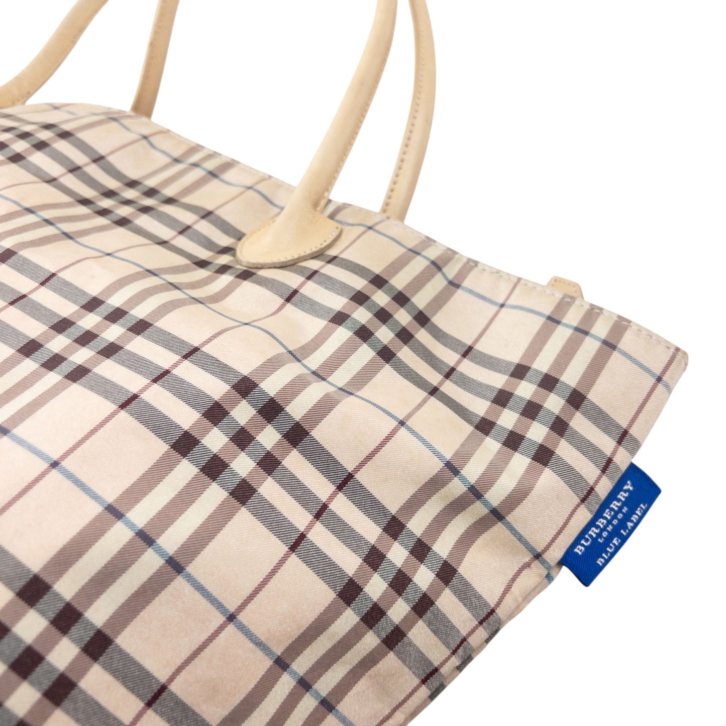 Vintage 2000s Burberry Blue Label Nova Check Shoulder Bag | O/S, Blue