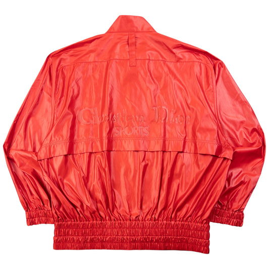 Vintage 90s Dior Sports Zip Up Jacket Womens Size M | Medium, Red