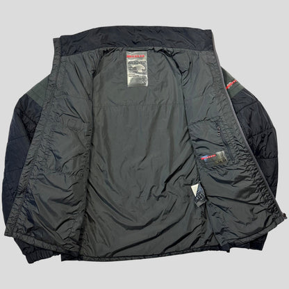 Prada Sport 2009 Nylon Panelled Technical Puffer Jacket - IT54 (L) | Grey