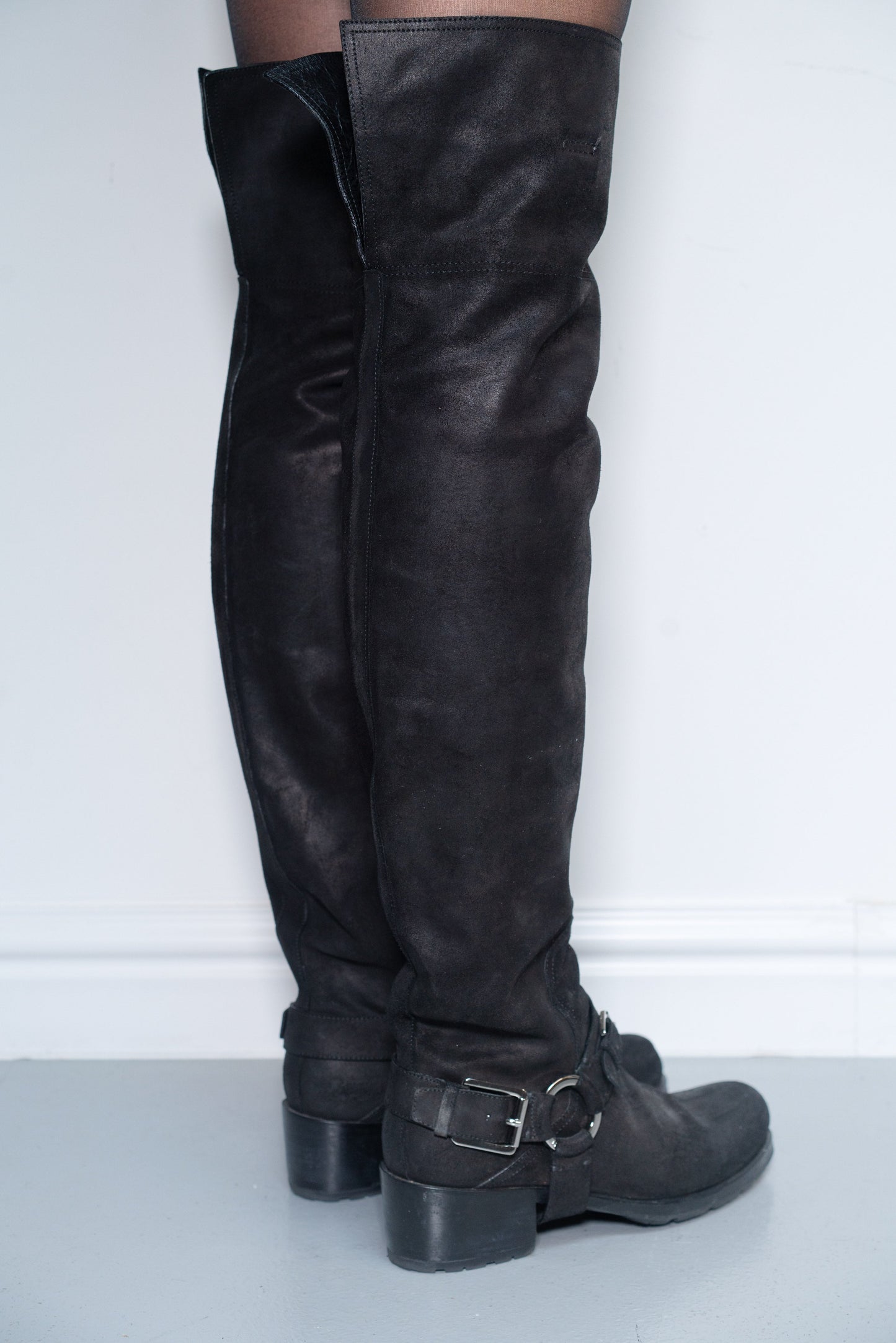 DIOR RIDING BOOTS (EU 37) | DEFAULT TITLE, Black