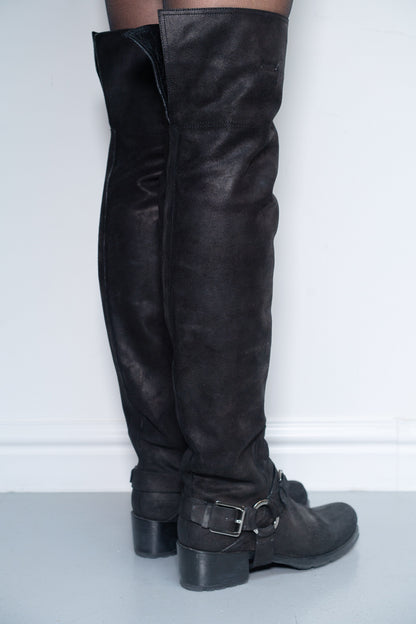 DIOR RIDING BOOTS (EU 37) | DEFAULT TITLE, Black