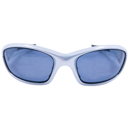 Vintage 2007 Oakley White Chrome Straight Jacket Sunglasses | O/S, Multicoloured