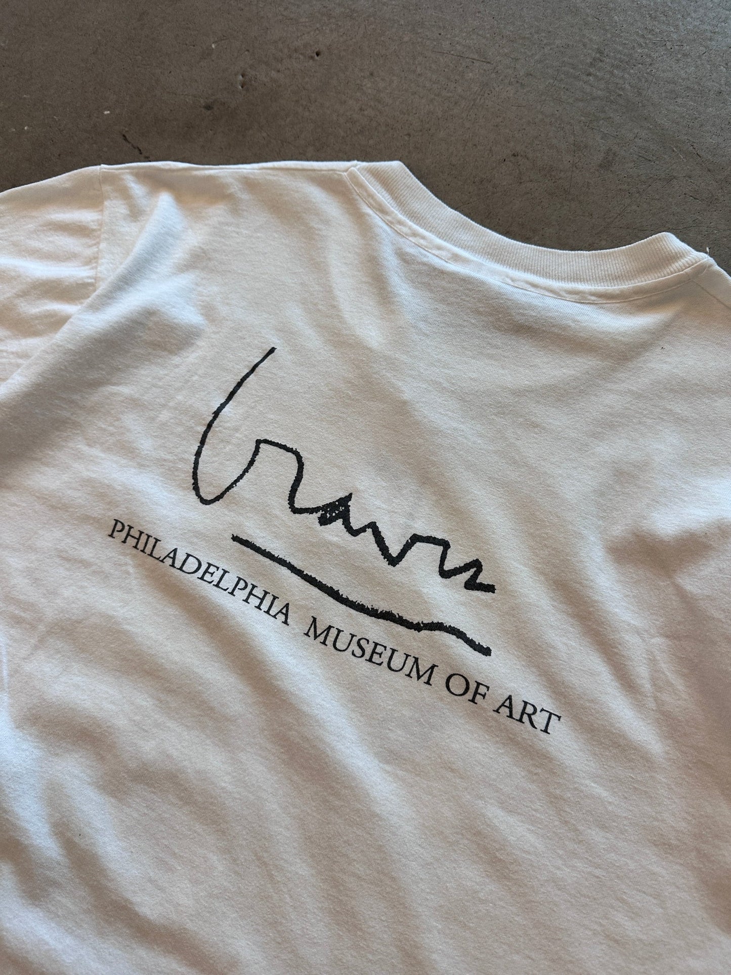 1995 Philadephia Museum of Art T-Shirt - M | White, Red