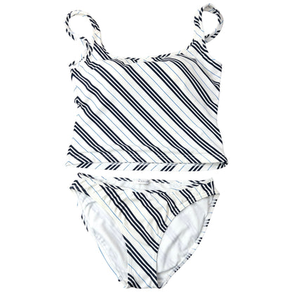 Vintage 2000s Burberry Nova Stripe Tankini Set Womens Size M | Medium, Multicoloured